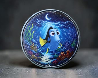 Ocean Serenity Recovery Coin – NA & AA Sobriety Anniversary Gift