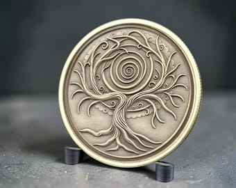 Tree of Life NA & AA Recovery Coin – Personalized Clean Time Gift
