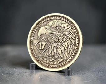American Eagle Sobriety Coin | NA or AA Recovery Anniversary Coin
