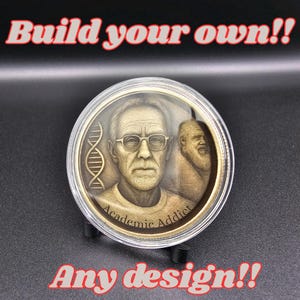 Build Your Own Recovery Coin – Custom Medallion – One-of-a-Kind Personalized Sobriety Gift