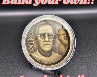 Build Your Own Recovery Coin – Custom Medallion – One-of-a-Kind Personalized Sobriety Gift