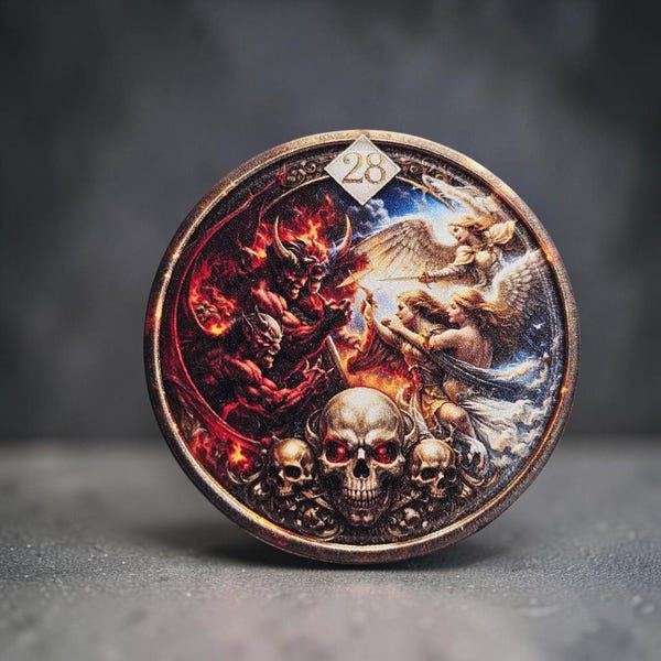 Light vs Darkness Recovery Coin – Custom NA/AA Anniversary Coin