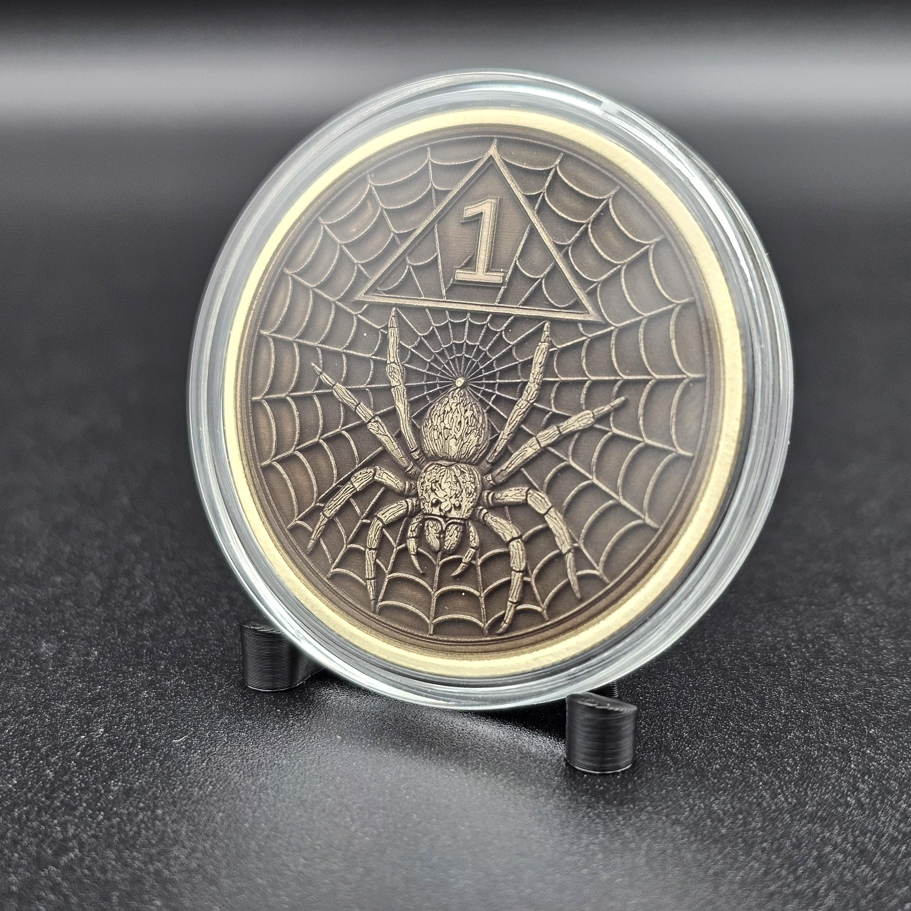 AA Medallion Coin Customized Years or Days Clean – Alcoholics Anonymous ...