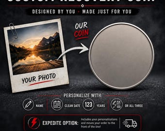 Custom NA AA Recovery Coin – Personalized Recovery Medallion