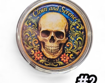 Skull Recovery Coin – Narcotics Anonymous AA Medallion