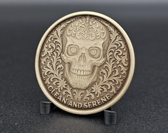 AA Medallion Coin Customized Years or Days Clean – Alcoholics Anonymous Recovery Coin