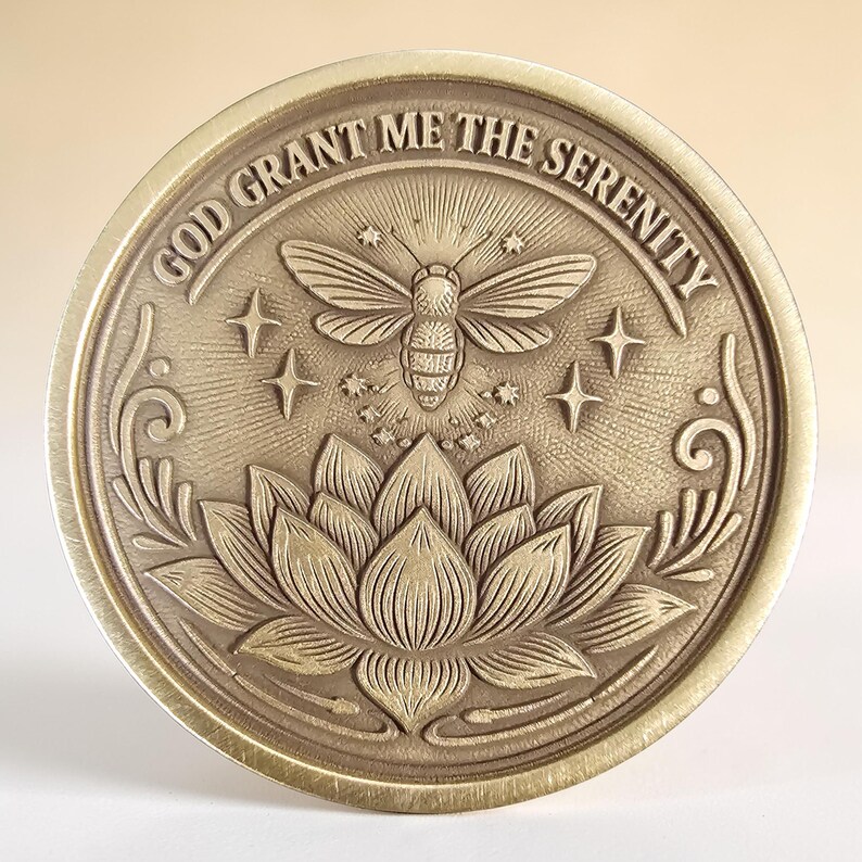 AA Medallion Coin Customized Years or Days Clean – Alcoholics Anonymous ...