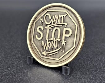 Medallón personalizado de NA: Años o días de sobriedad – Moneda de recuperación de Narcóticos Anónimos