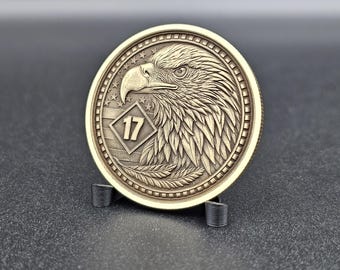 NA Medallion Coin Customized Years or Days Clean – Narcotics Anonymous Recovery Coin