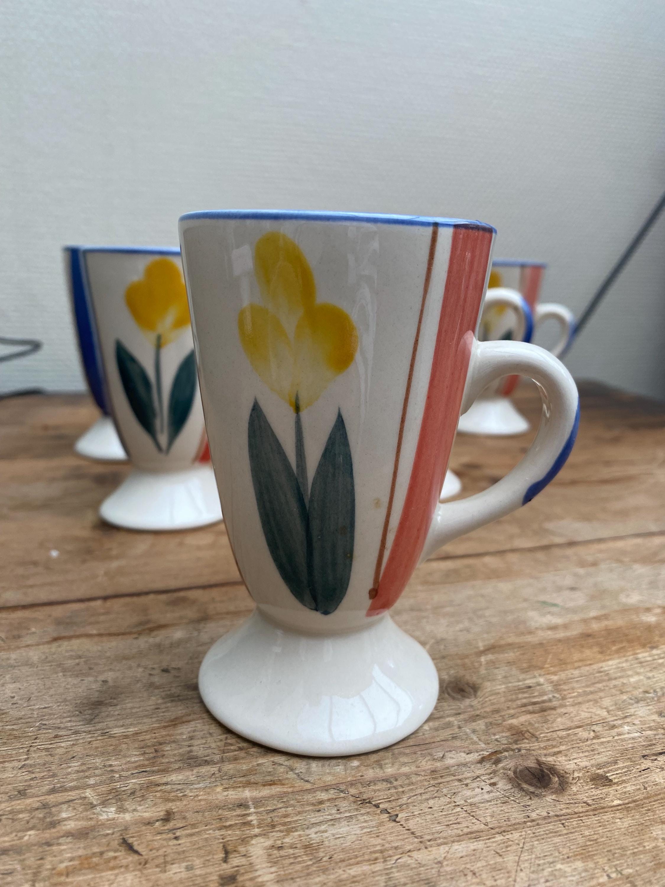 Tasse Style Mazagran / Mug Cécémel Rare - Blanc - Neuf
