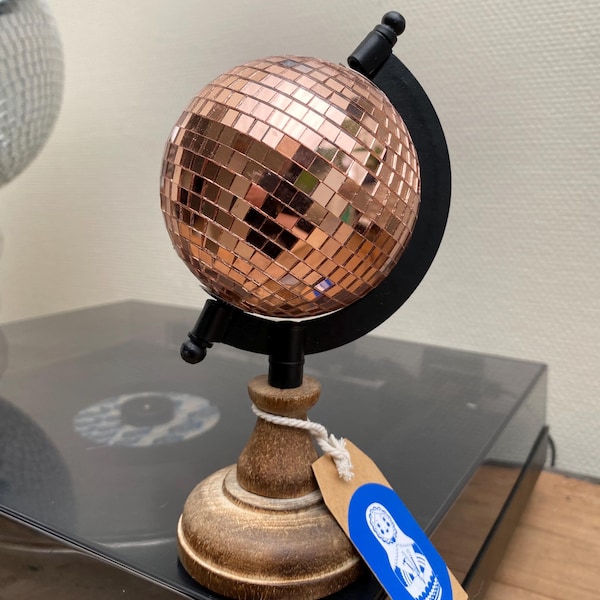 small globe disco ball