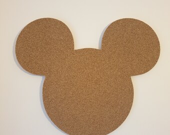 mickey cork pin board, cork notice board , pin board, notice board, mickey mouse notice board, mickey pin board