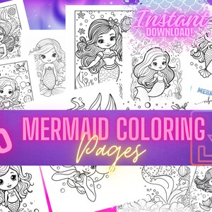 Mermaid Coloring Pages Under The Sea Coloring Pages Cute Mermaid Mermaid Tail Enchanting Mermaid Beautiful Mermaid Coloring Pages Kids color