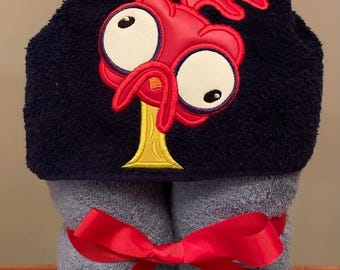 Hawaiian Chicken Hooded Towel