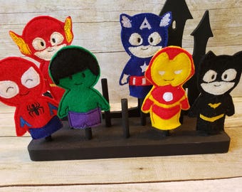 Heroes Finger Puppets