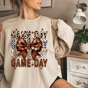 Coquette Football png, Football Bow png, Football mom png, Game Day, Retro Football png, Fall Football png, Football Season Png, Sports png
