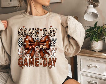Coquette Football png, Football Bow png, Football mom png, Game Day, Retro Football png, Fall Football png, Football Season Png, Sports png