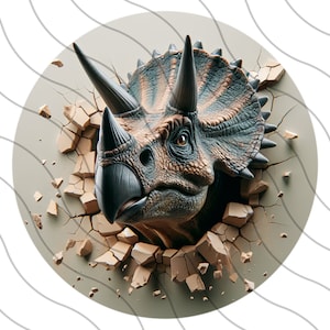 Triceratops png,Dinosaur png,3D Dinosaur,Dinosaur Mug Sublimation png,Dinosaur Head png,Instant Download,Dino png,Sublimation png