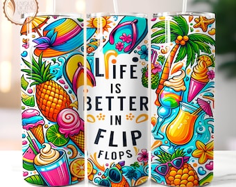 Beach Tumbler Wrap Seashells Ocean Beach Life 20 oz Skinny Tumbler Sublimation Design Digital Download PNG Instant DIGITAL ONLY, Summer png