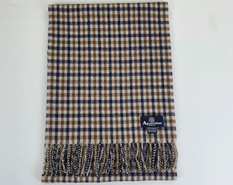 Genuine Aquascutum wool scarf in new condition with no tags Beige colour