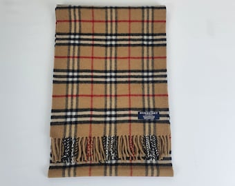 Genuine Burberry wool scarf in an excellent condition Beige colour size 173cm will make a great gift