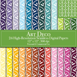 Vintage digitaal art-decopapier, naadloos patroon plakboekpapier commercieel gebruik Instant download ongewenste dagboekkaart maken afdrukbare DIY Boho