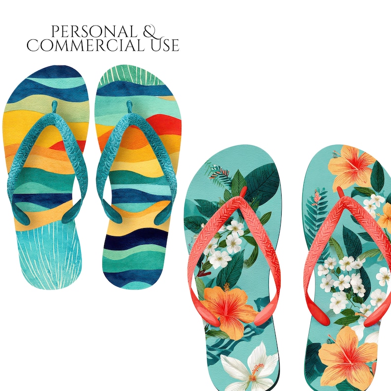 Flip Flops PNG Bundle