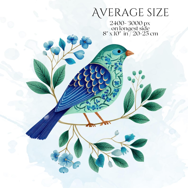 William Morris Birds Clipart, Morris-Inspired PNG Graphics, Arts & Crafts Bird Illustrations (60 Files, Transparent Background)