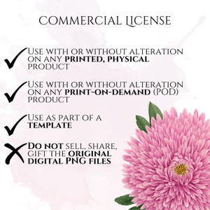 Pink Watercolor Flowers Clipart, Elegant Botanical PNG Bundle, Floral Illustrations for Wedding Invitations, Pinky Ephemera, Bloom Stickers