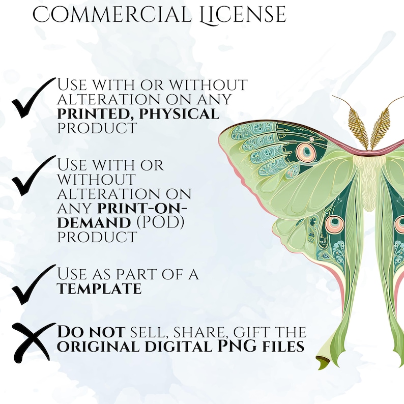 Art Deco Insect Clipart, Vintage Bug Graphics, Modern Cicada Dragonfly Moth Illustrations (50 Files, Transparent Background)