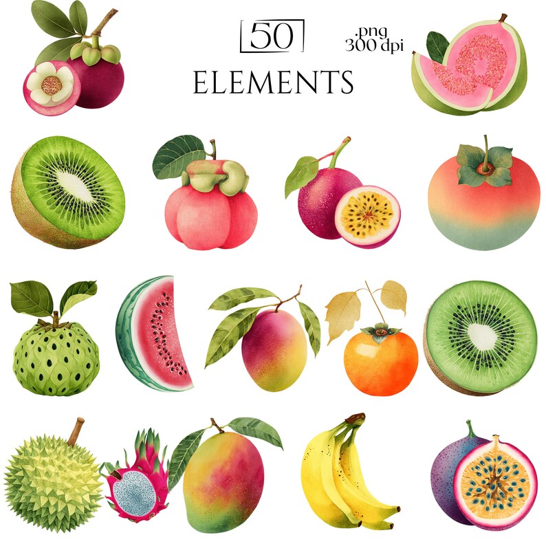 Tropical Food Graphics