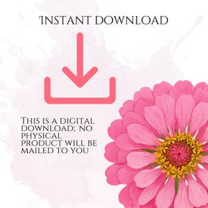 Pink Watercolor Flowers Clipart, Elegant Botanical PNG Bundle, Floral Illustrations for Wedding Invitations, Pinky Ephemera, Bloom Stickers