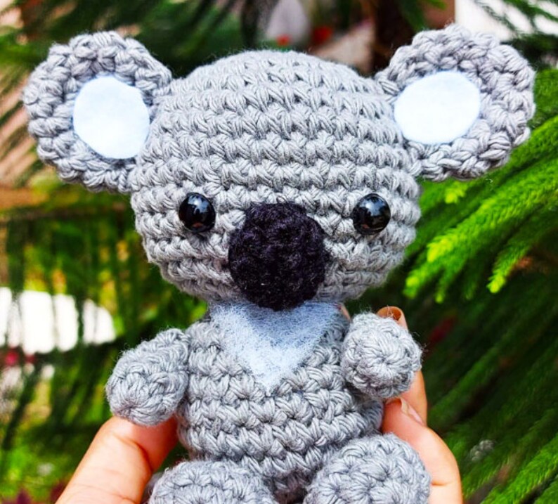 Koala Amigurumi Crochet Pattern Cute Easy Tutorial With Etsy