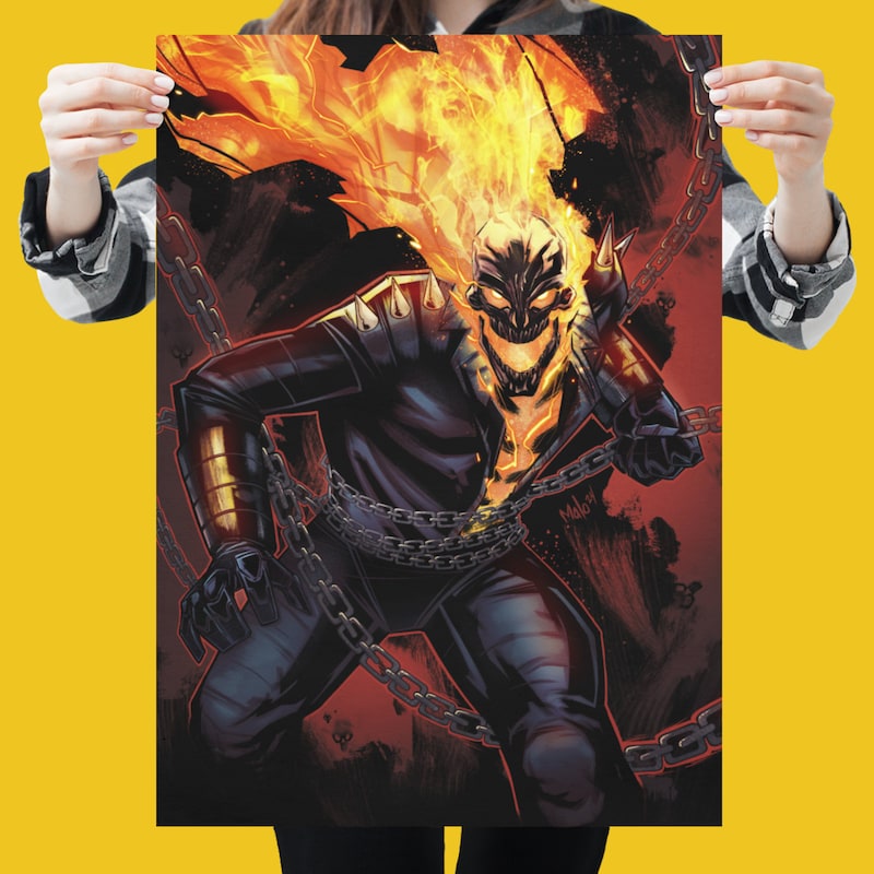 Ghost Rider Poster - Etsy