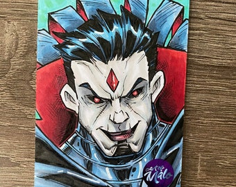 Mr. Sinister Sketch Card | Original  Art |  2.5 X 3.5 SKETCH CARD