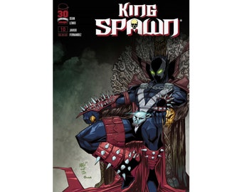 King Spawn Art Print – Premium Matte Vertical Poster
