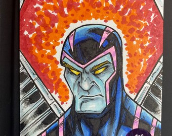 Archangel | Warren Worthington III | X-Men |  2.5 X 3.5 Original Artist Sketch Card
