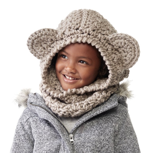 Snuggle Bear Hood Crochet Delight