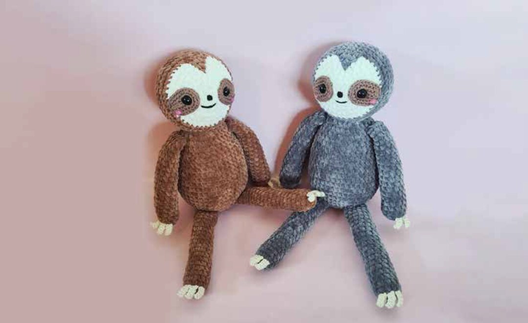 Sigmund the Sloth: Amigurumi Crochet Pattern - Etsy
