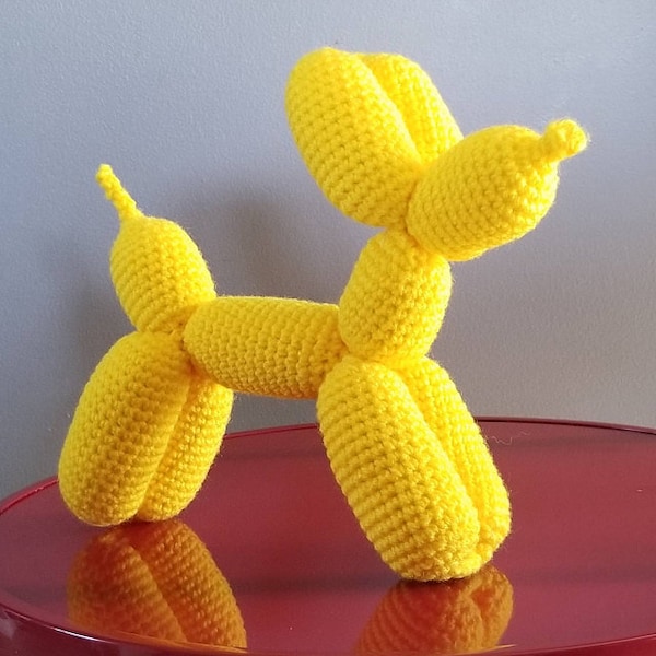 Ballon Tier Hund Häkelanleitung NUR zum sofortigen DOWNLOAD! Welpe Amigurumi, Hund Ballon Tier Häkelanleitung, Welpe Ballon Tier Häkelanleitung