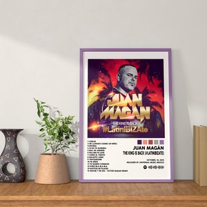 JUAN MAGÁN / The King Is Back (#LATINIBIZATE) / Digital printable, album cover, poster