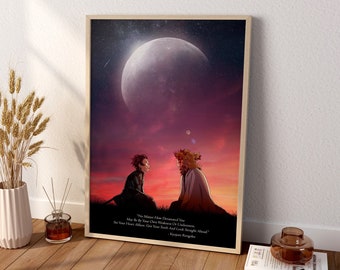 Anime Canvas Wall Art, Demon Slayer Wall Art, Anime Poster, Anime Wall Decor, Gift For Anime Lovers, Anime Art, Demon Slayer Poster