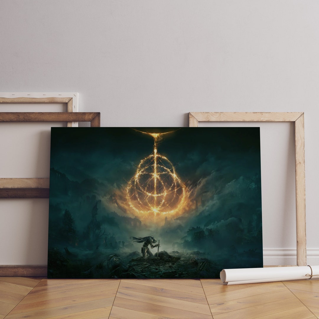 Elden Ring Canvas Wall Art, Elden Ring Canvas Wall Decor, Gaming Poster ...