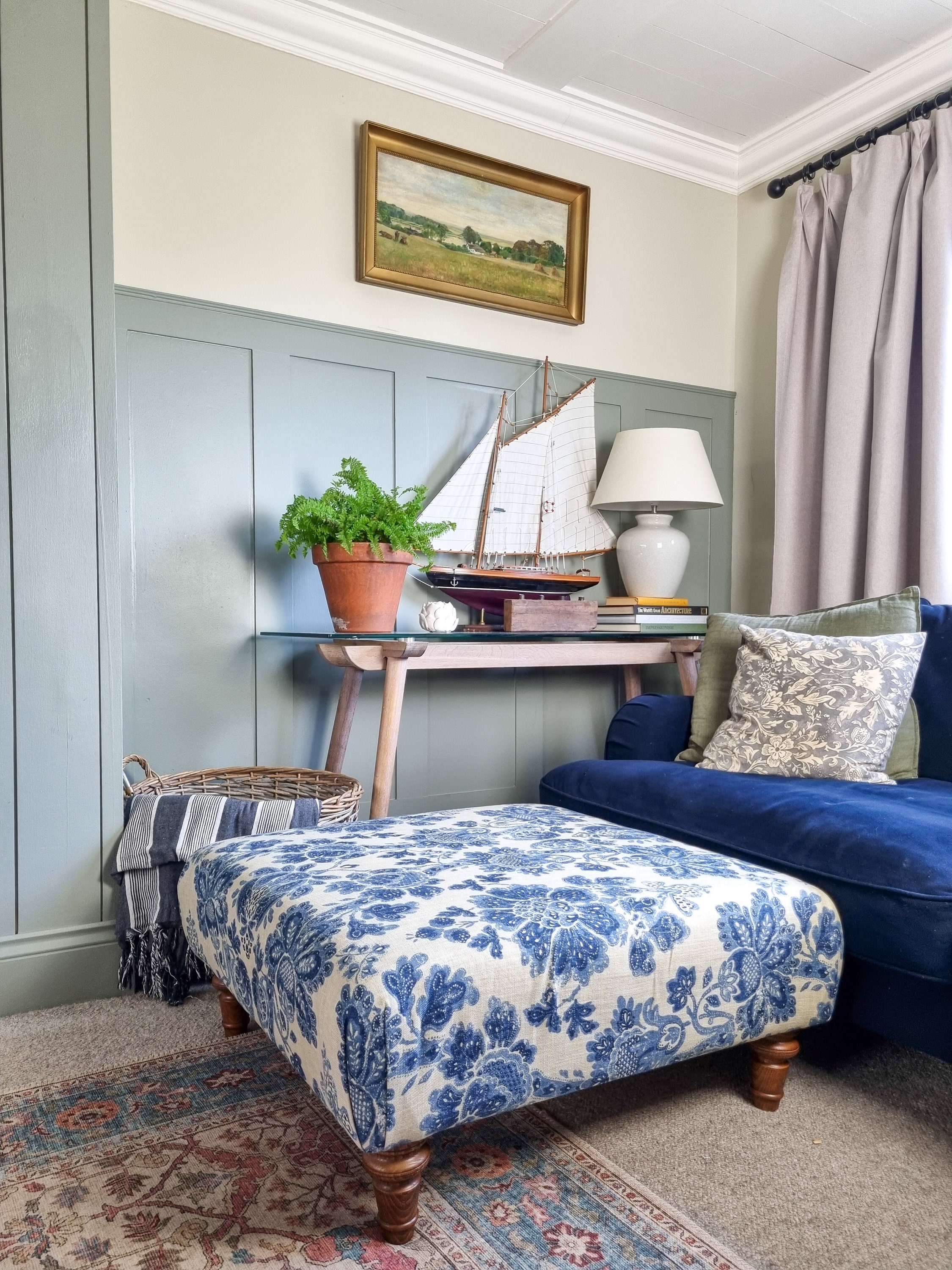 Modern 2024 farmhouse pouf