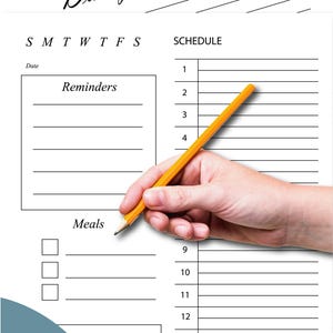 Minimalist Planner Bundle | Daily, Weekly, Budget (PDF Instant Download) image 9