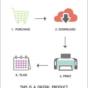 Minimalist Planner Bundle | Daily, Weekly, Budget (PDF Instant Download) image 2