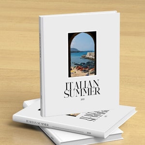 15 schicke Reisefotobuch-Vorlagen | Fertiges, 30 Seiten Custom Coffee Table Book | Druckbares Reisetagebuch Fotoalbum | Canva Vorlagen