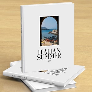 15 Chic Travel Print Photo Book Template | Customizable Coffee Table Book Travel Journal Printable, Decorative Books, Ebook Templates Canva