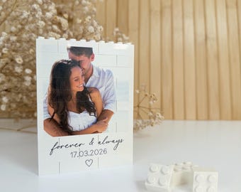 Personalized LEGO® photo block, LEGO® photo puzzle, photo gift, photography, personal dedication, unique gift, building blocks