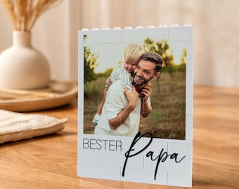 Bloque de foto LEGO® personalizado, rompecabezas de foto LEGO®, regalo fotográfico, fotografía, dedicatoria personal, regalo único, bloques de construcción